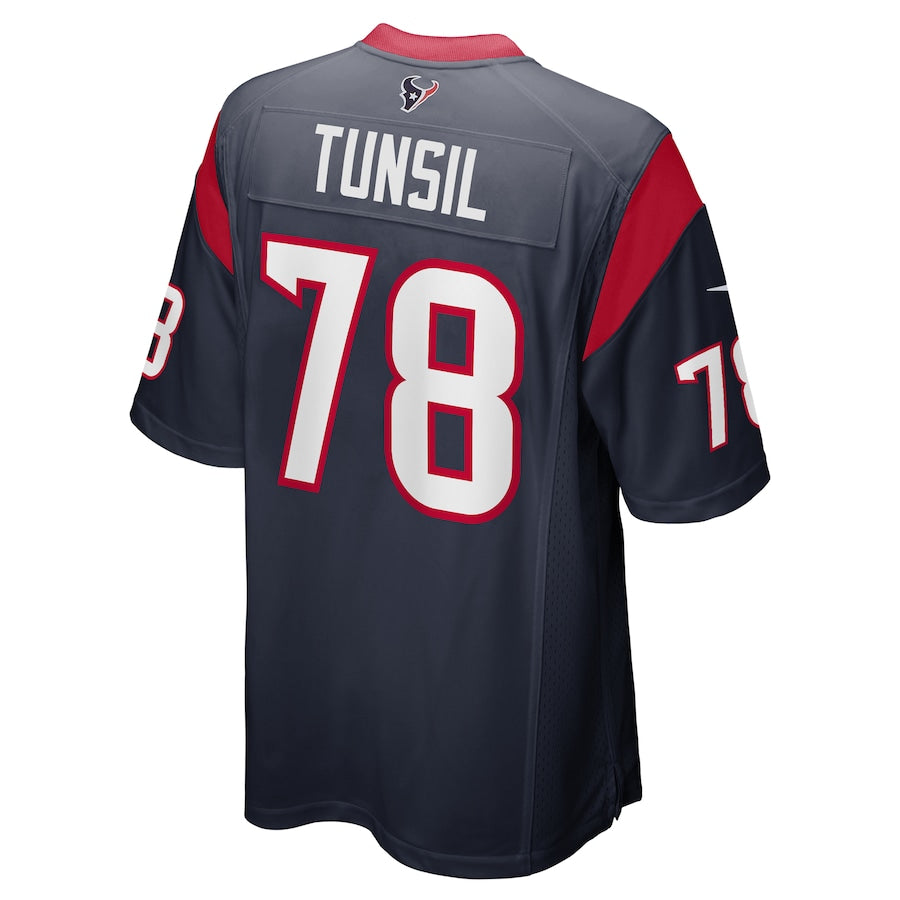 Houston Texans Laremy Tunsil Game Navy Football Jersey product image