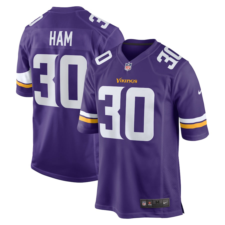 Minnesota Vikings C.j. Ham Game Purple Football Jersey product image