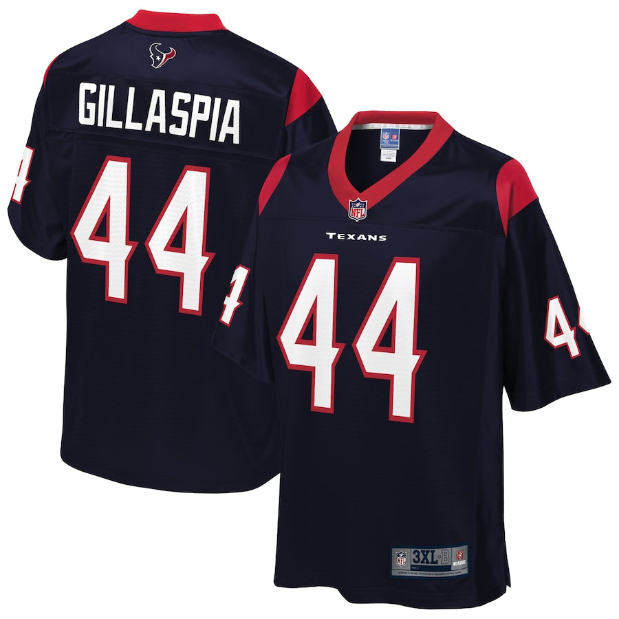 Houston Texans Cullen Gillaspia Pro Line Big & Tall Navy Football Jersey product image