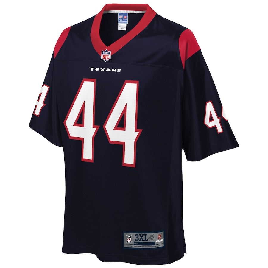 Houston Texans Cullen Gillaspia Pro Line Big & Tall Navy Football Jersey product image