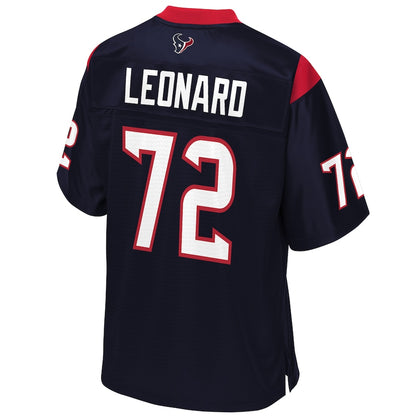 Houston Texans Rick Leonard Pro Line Navy Football Jersey product image