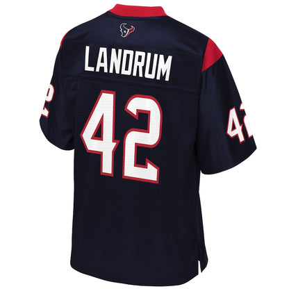 Houston Texans Chris Landrum Pro Line Big & Tall Navy Football Jersey product image