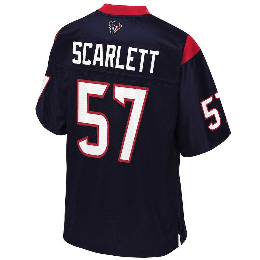 Houston Texans Brennant Pro Line Big & Tall Navy Football Jersey product image
