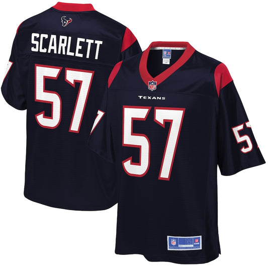 Houston Texans Brennant Pro Line Big & Tall Navy Football Jersey product image