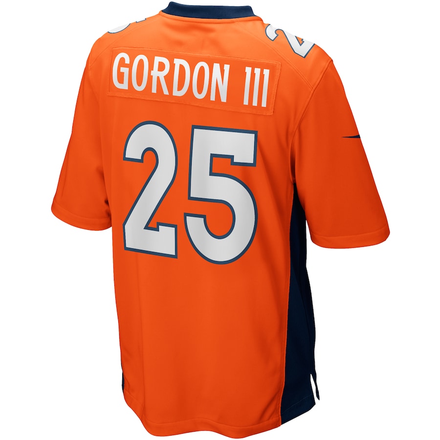 Denver Broncos Melvin Gordon Game Orange Football Jersey product image