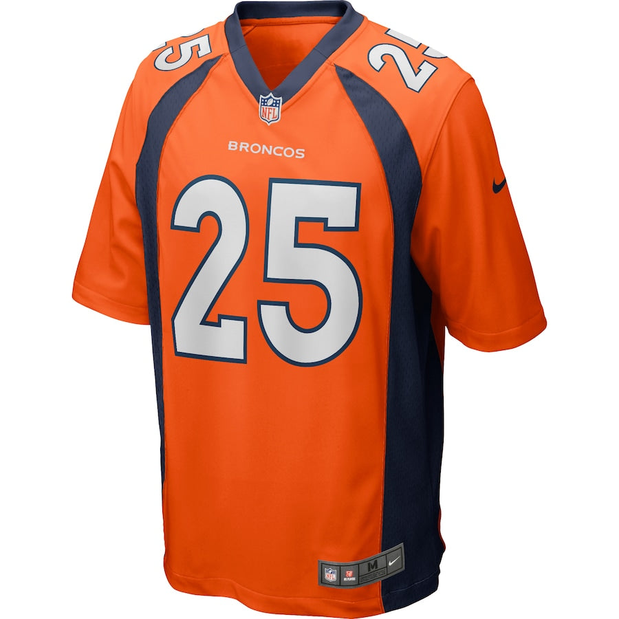 Denver Broncos Melvin Gordon Game Orange Football Jersey product image