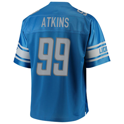 Detroit Lions John Atkins Pro Line Big & Tall Blue Football Jersey product image