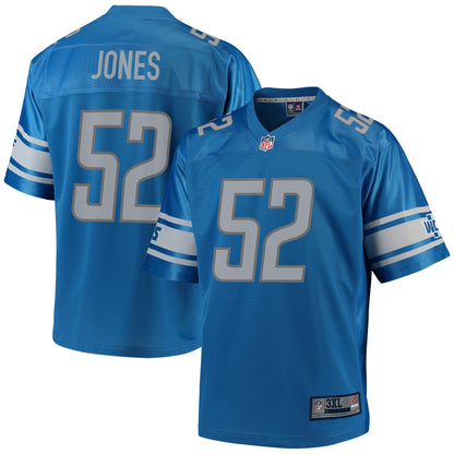 Detroit Lions Christian Jones Pro Line Big & Tall Blue Football Jersey product image