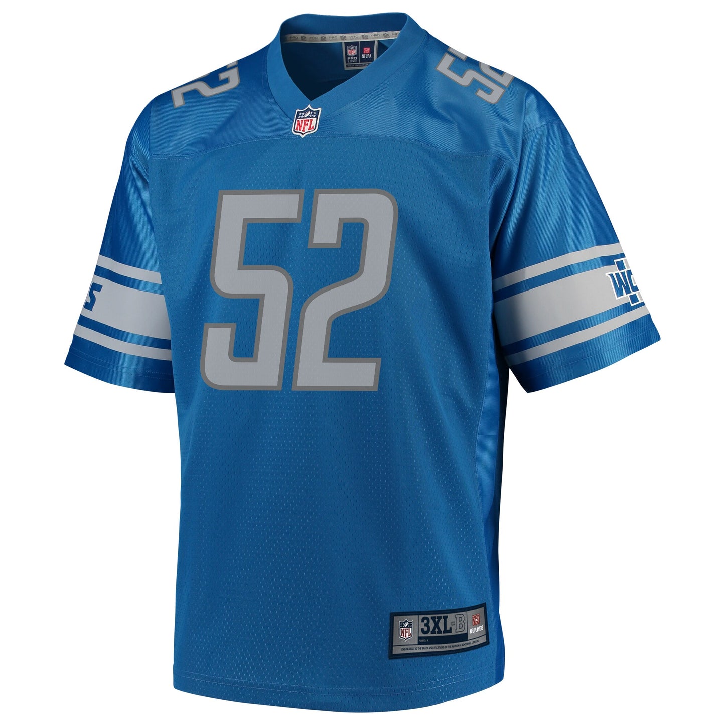 Detroit Lions Christian Jones Pro Line Big & Tall Blue Football Jersey product image