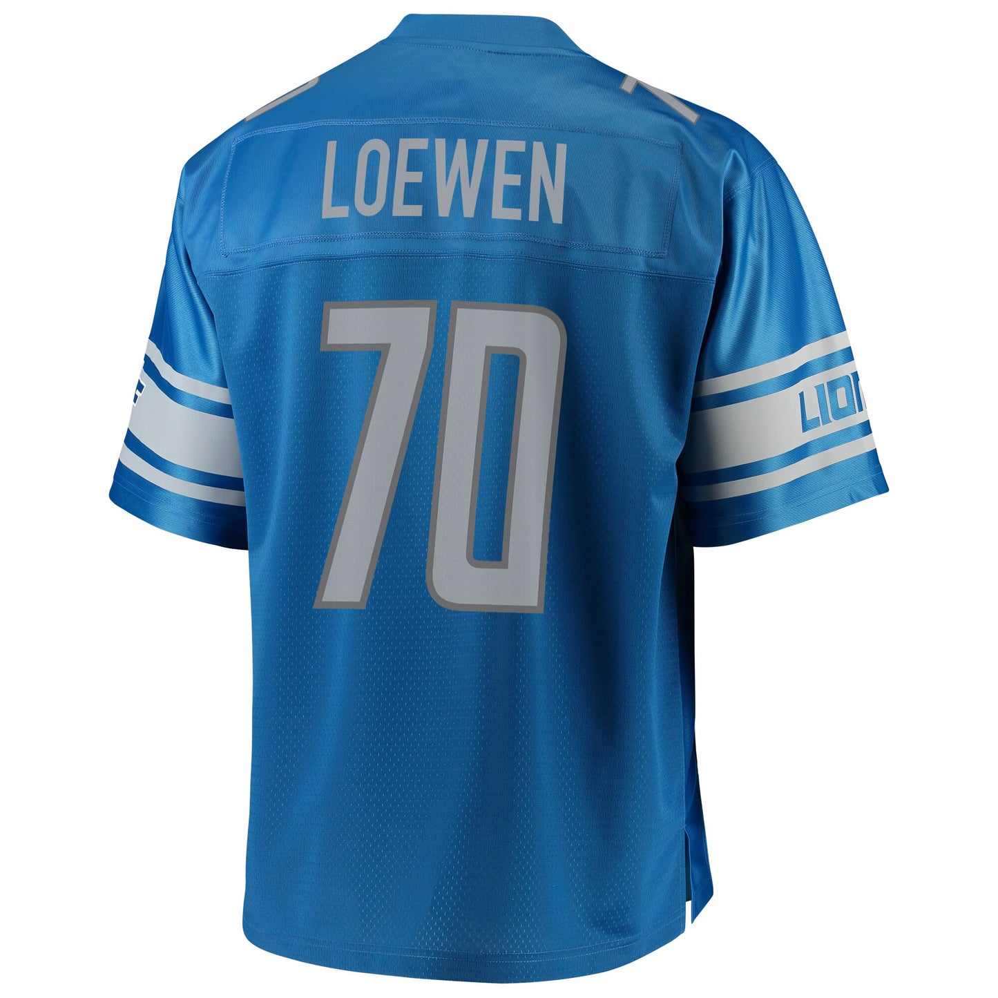 Detroit Lions Mitchell Loewen Pro Line Big & Tall Blue Football Jersey product image