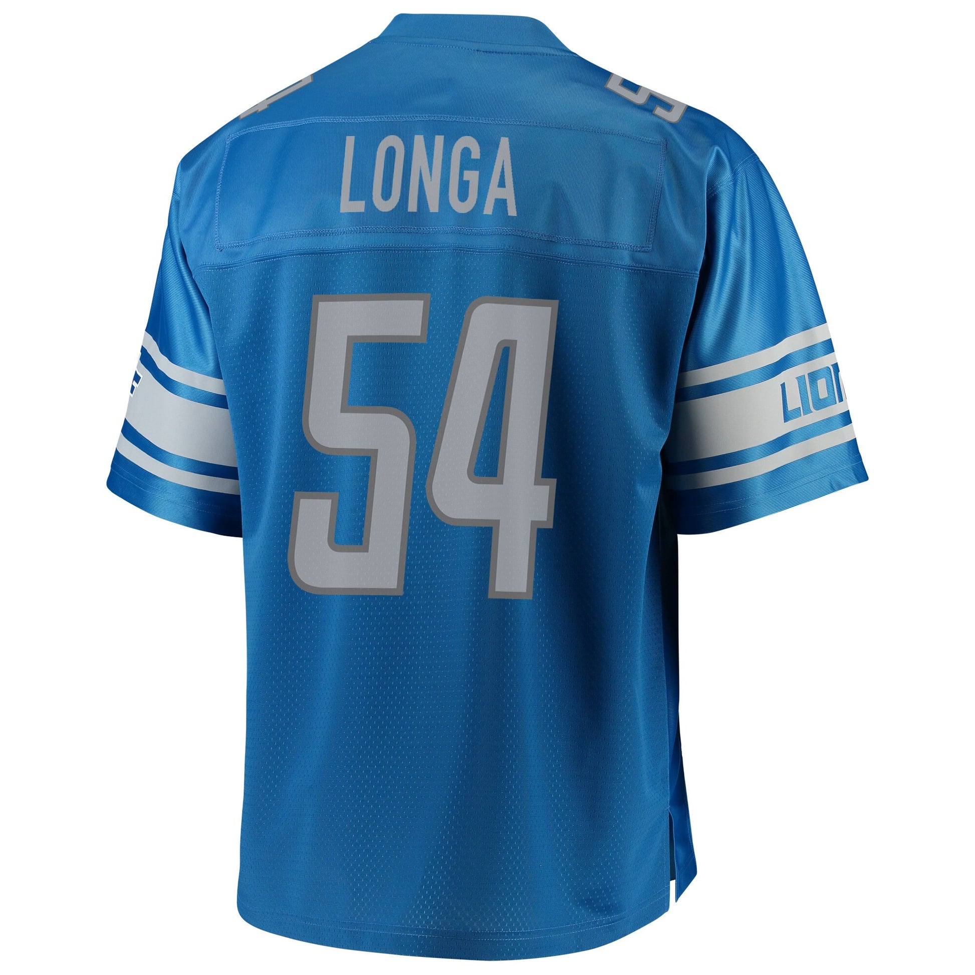 Detroit Lions Steve Longa Pro Line Big & Tall Blue Football Jersey product image
