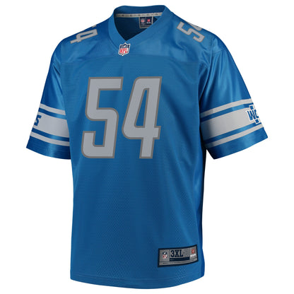 Detroit Lions Steve Longa Pro Line Big & Tall Blue Football Jersey product image