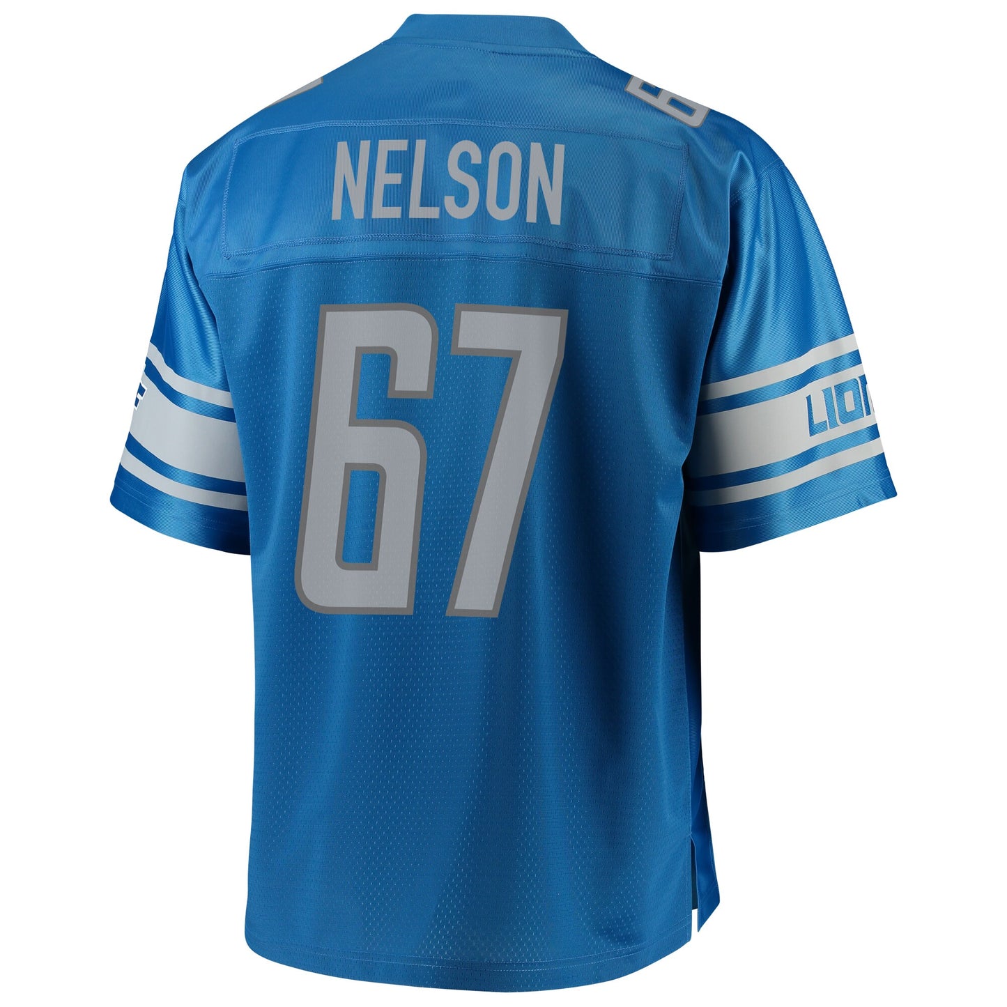 Detroit Lions Matt Nelson Pro Line Big & Tall Blue Football Jersey product image