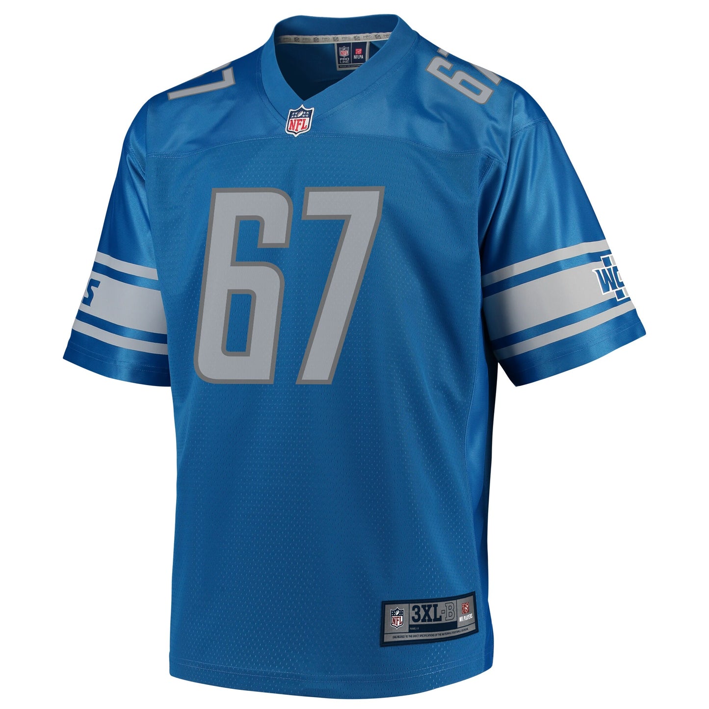Detroit Lions Matt Nelson Pro Line Big & Tall Blue Football Jersey product image