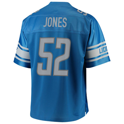 Detroit Lions Christian Jones Pro Line Big & Tall Blue Football Jersey product image