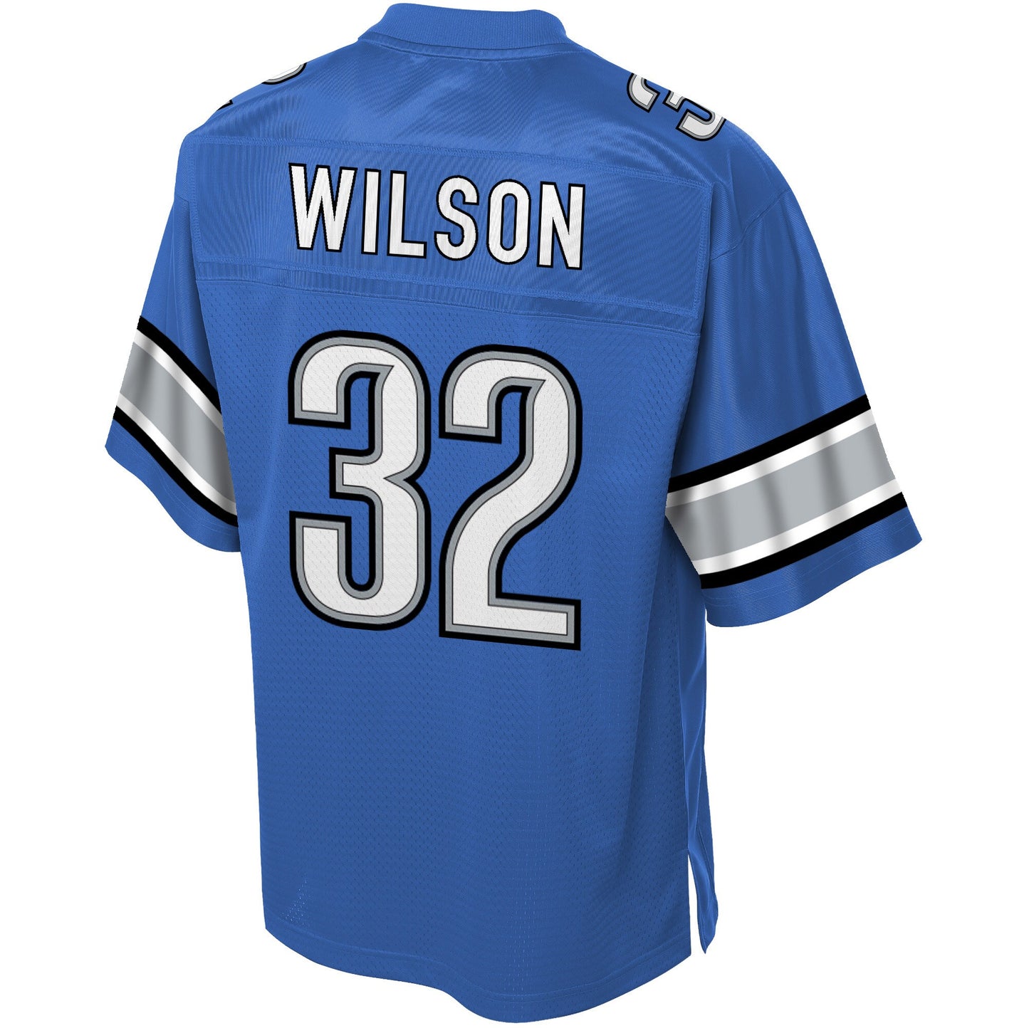 Detroit Lions Tavon Wilson Pro Line Blue Football Jersey product image