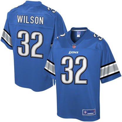 Detroit Lions Tavon Wilson Pro Line Blue Football Jersey product image