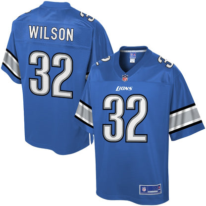 Detroit Lions Tavon Wilson Pro Line Blue Football Jersey product image