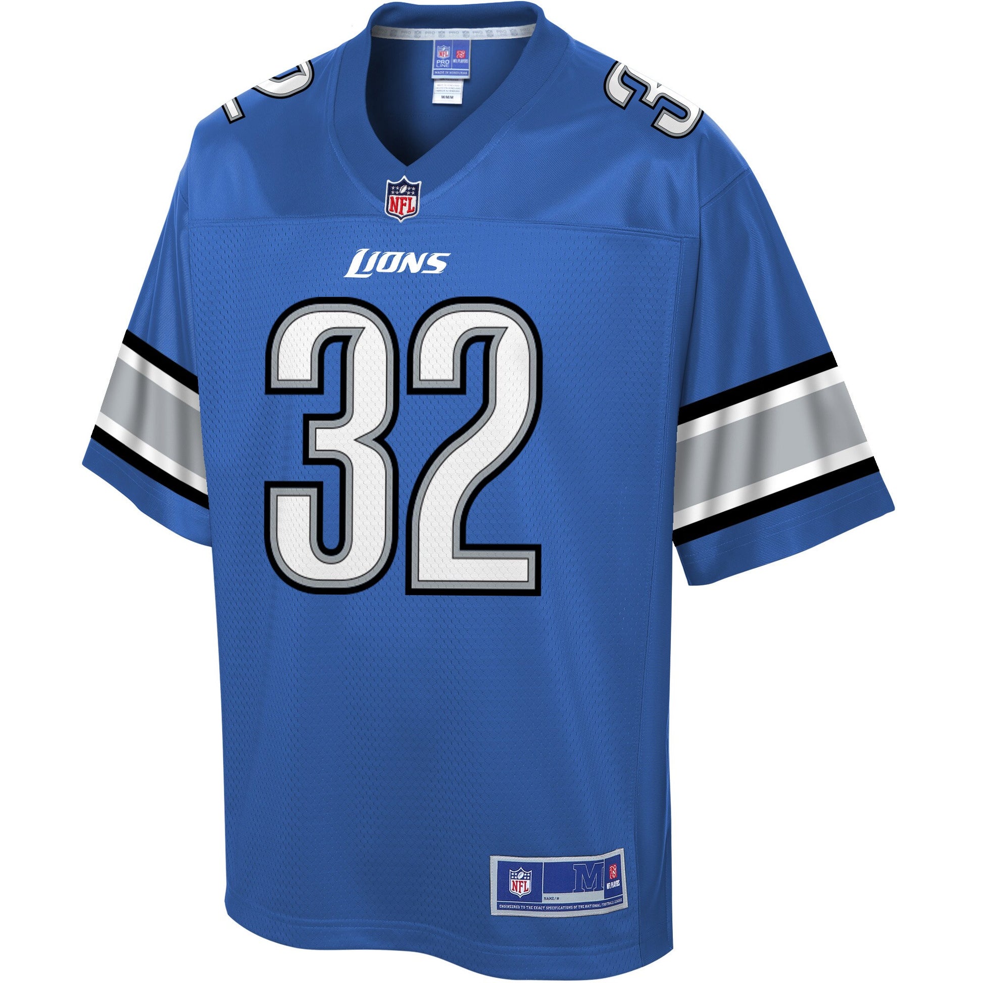 Detroit Lions Tavon Wilson Pro Line Blue Football Jersey product image