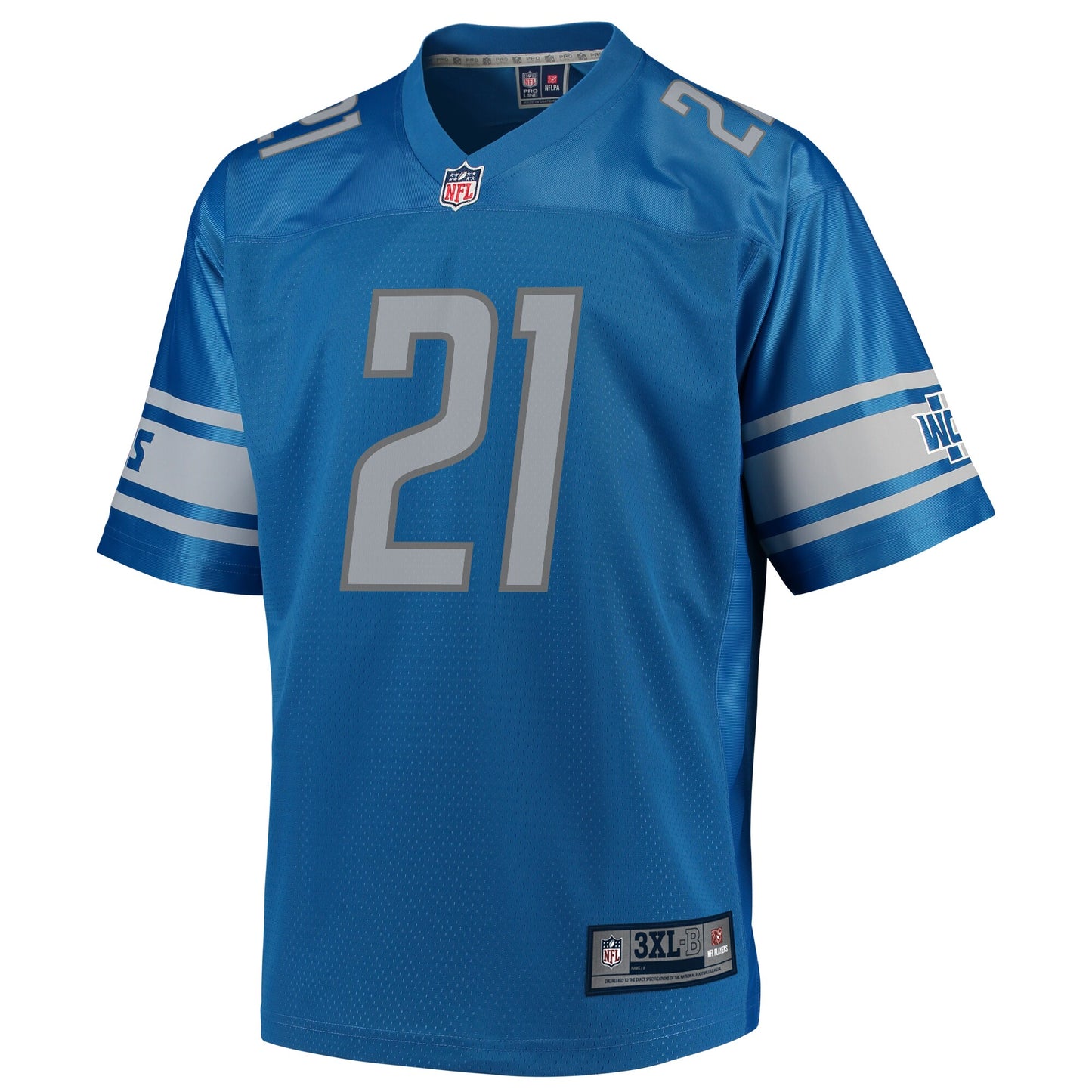 Detroit Lions Tracy Walker Pro Line Big & Tall Team Color Blue Football Jersey product image