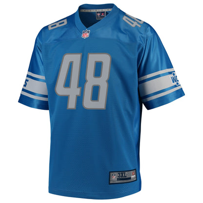 Detroit Lions Don Muhlbach Pro Line Big & Tall Blue Football Jersey product image