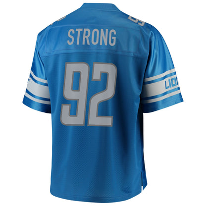 Detroit Lions Kevin Strong Pro Line Big & Tall Blue Football Jersey product image