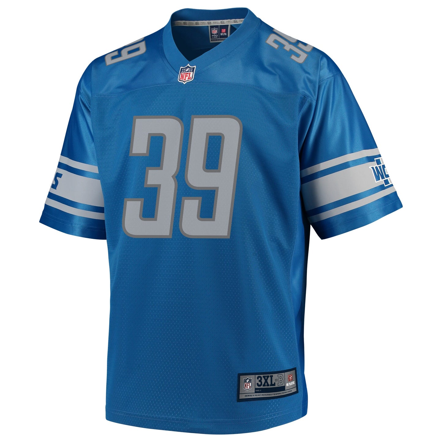 Detroit Lions Jamal Agnew Pro Line Big & Tall Blue Football Jersey product image