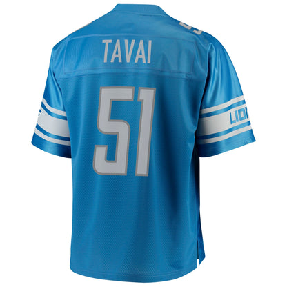 Detroit Lions Jahlani Tavai Pro Line Big & Tall Blue Football Jersey product image
