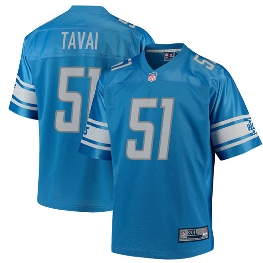 Detroit Lions Jahlani Tavai Pro Line Big & Tall Blue Football Jersey product image