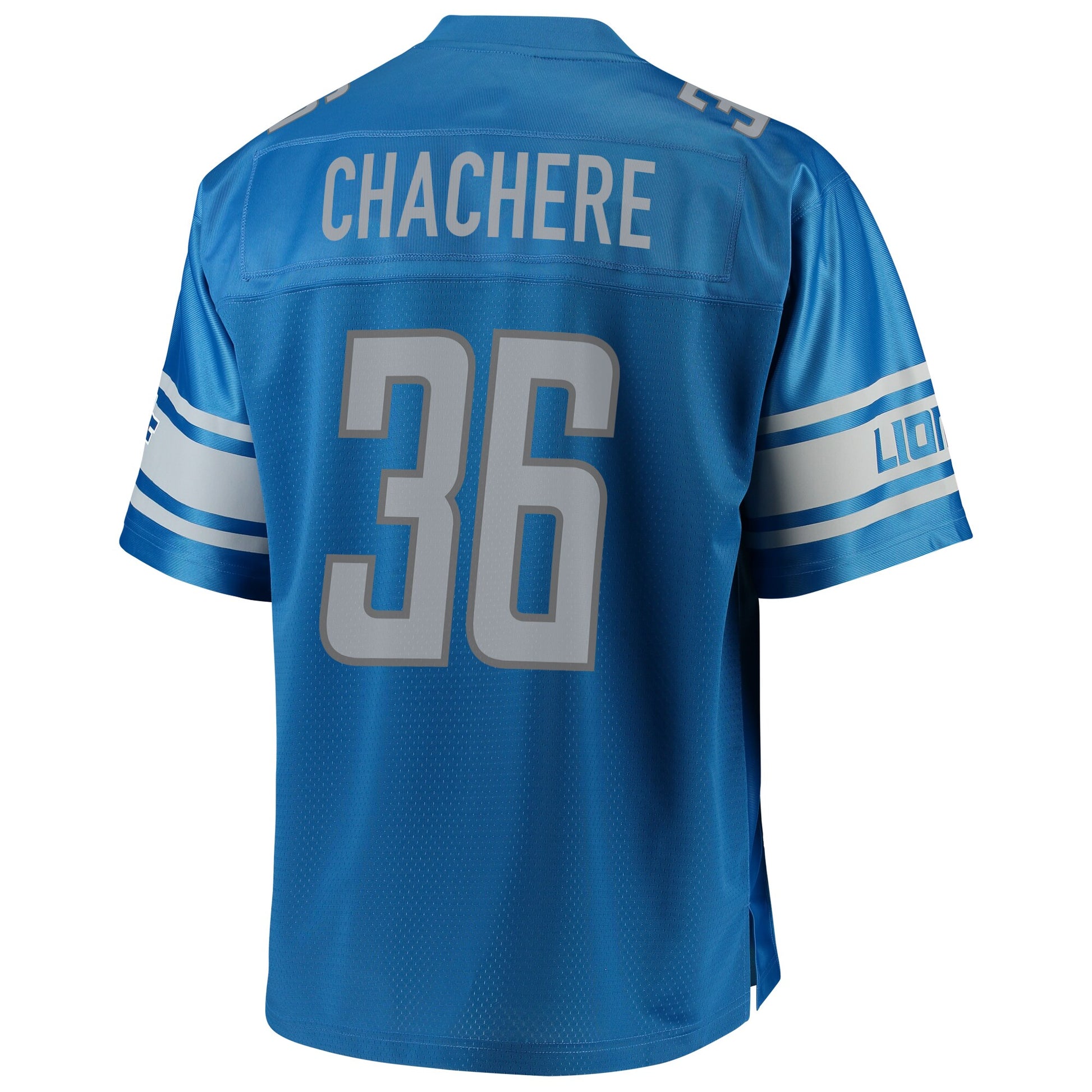 Detroit Lions Andre Chachere Pro Line Big & Tall Blue Football Jersey product image