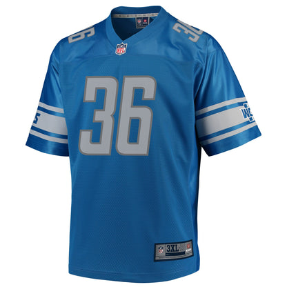 Detroit Lions Andre Chachere Pro Line Big & Tall Blue Football Jersey product image