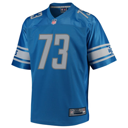 Detroit Lions Micah St. Andrew Pro Line Big & Tall Blue Football Jersey product image