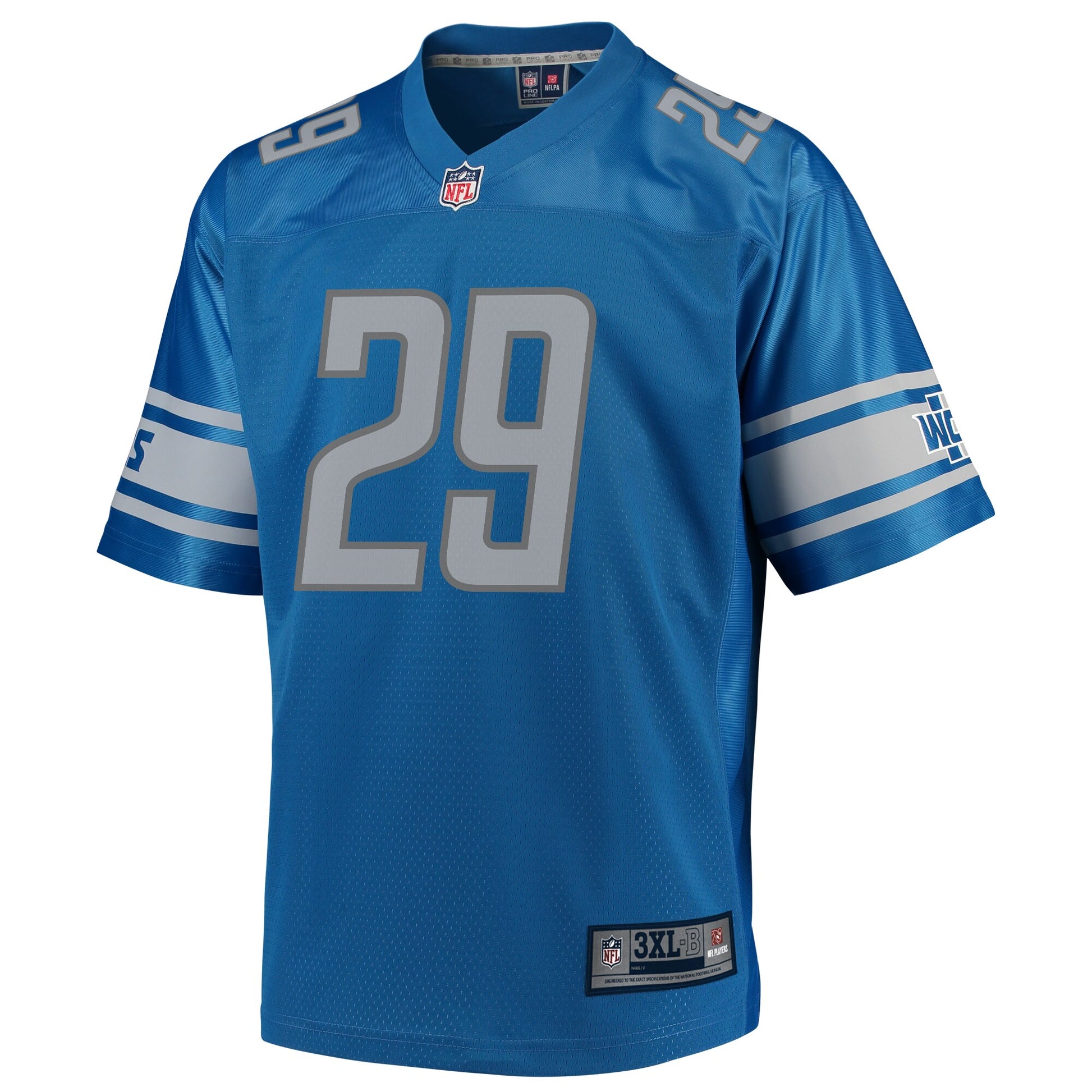 Detroit Lions Rashaan Melvin Pro Line Big & Tall Blue Football Jersey product image