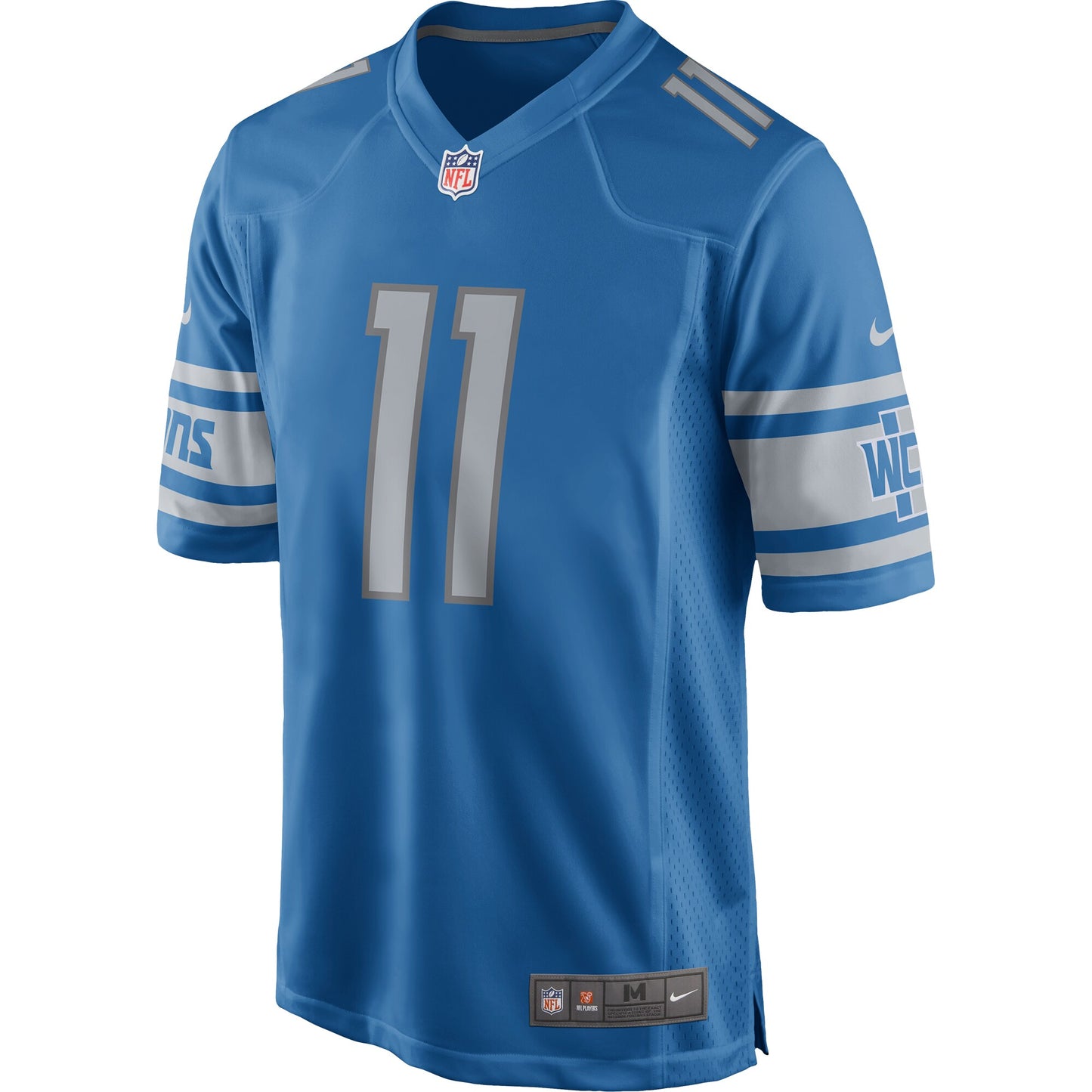 Detroit Lions Marvin Jones Jr. Game Blue Football Jersey product image