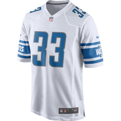 Detroit Lions Kerryon Johnson Game White Football Jersey product image
