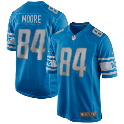 Detroit Lions Herman Moore Game Blue Football Jersey product image