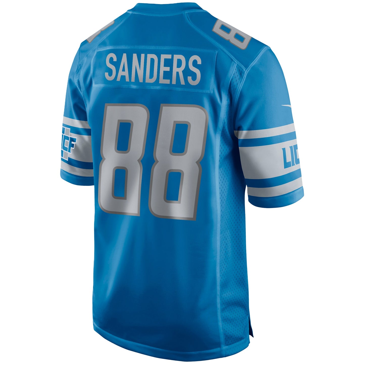 Detroit Lions Charlie Sanders Game Blue Football Jersey product image