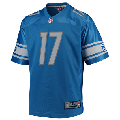 Detroit Lions Marvin Hall Pro Line Big & Tall Blue Football Jersey product image