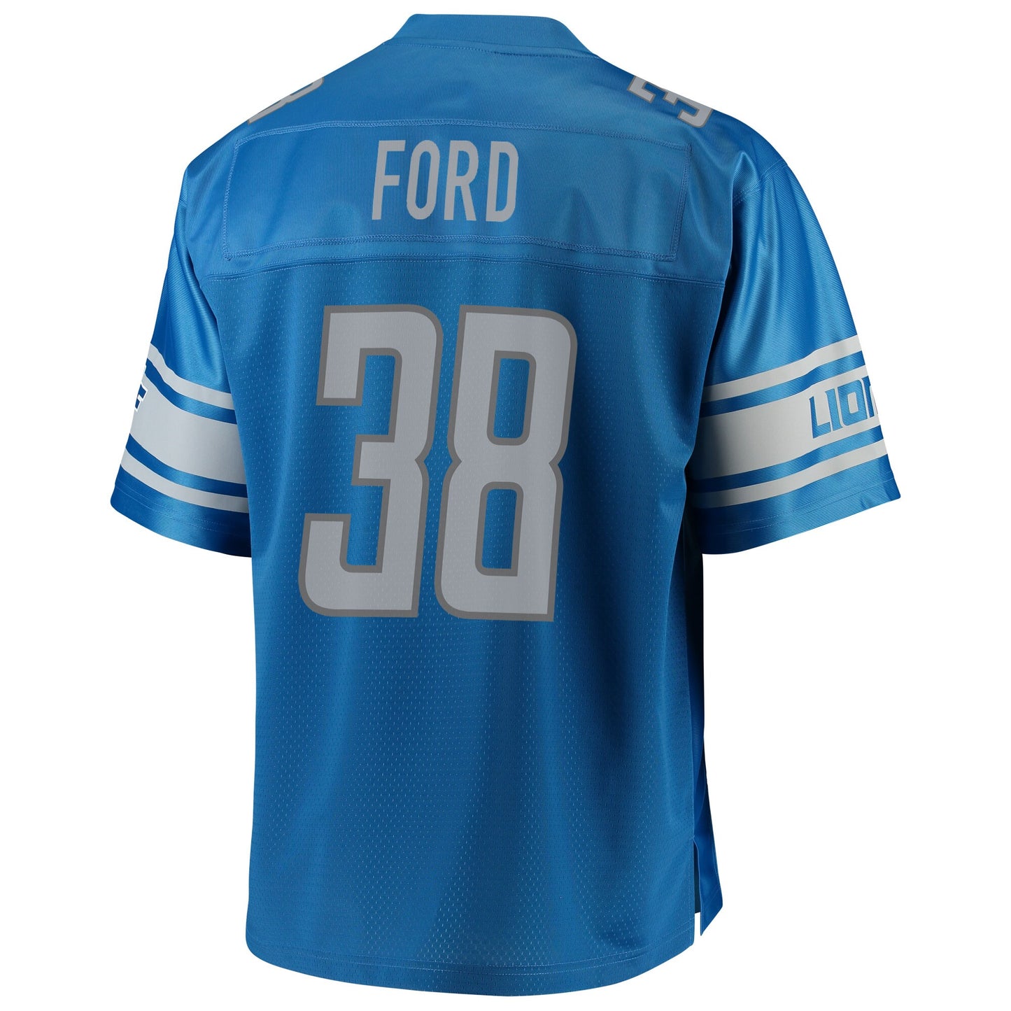 Detroit Lions Mike Ford Pro Line Big & Tall Blue Football Jersey product image