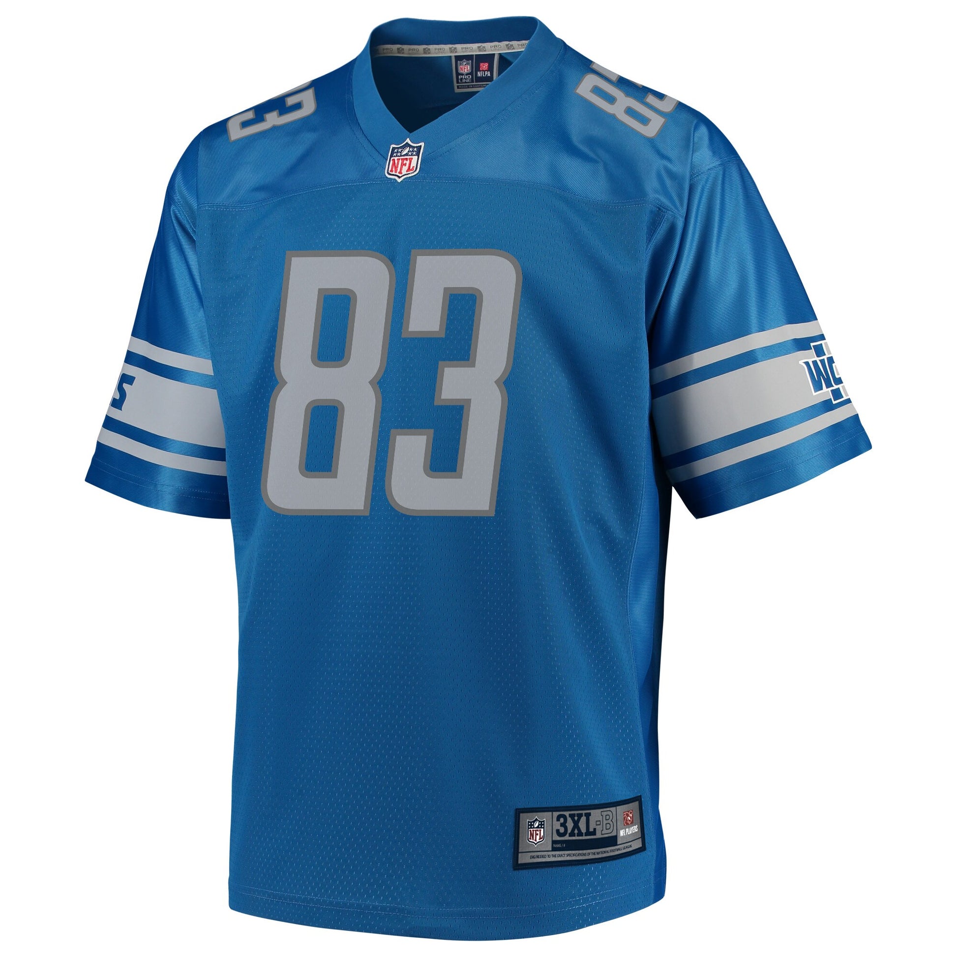 Detroit Lions Jesse James Pro Line Big & Tall Blue Football Jersey product image