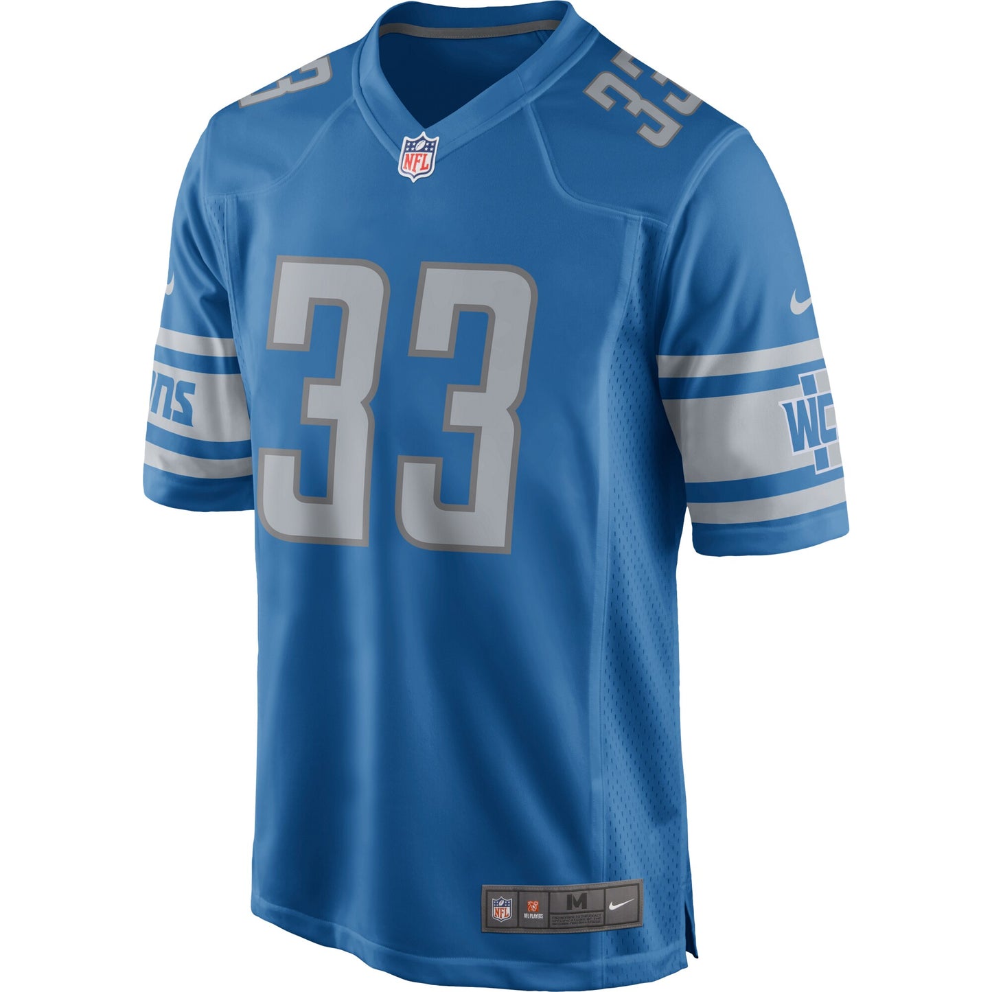 Detroit Lions Kerryon Johnson Game Blue Football Jersey product image