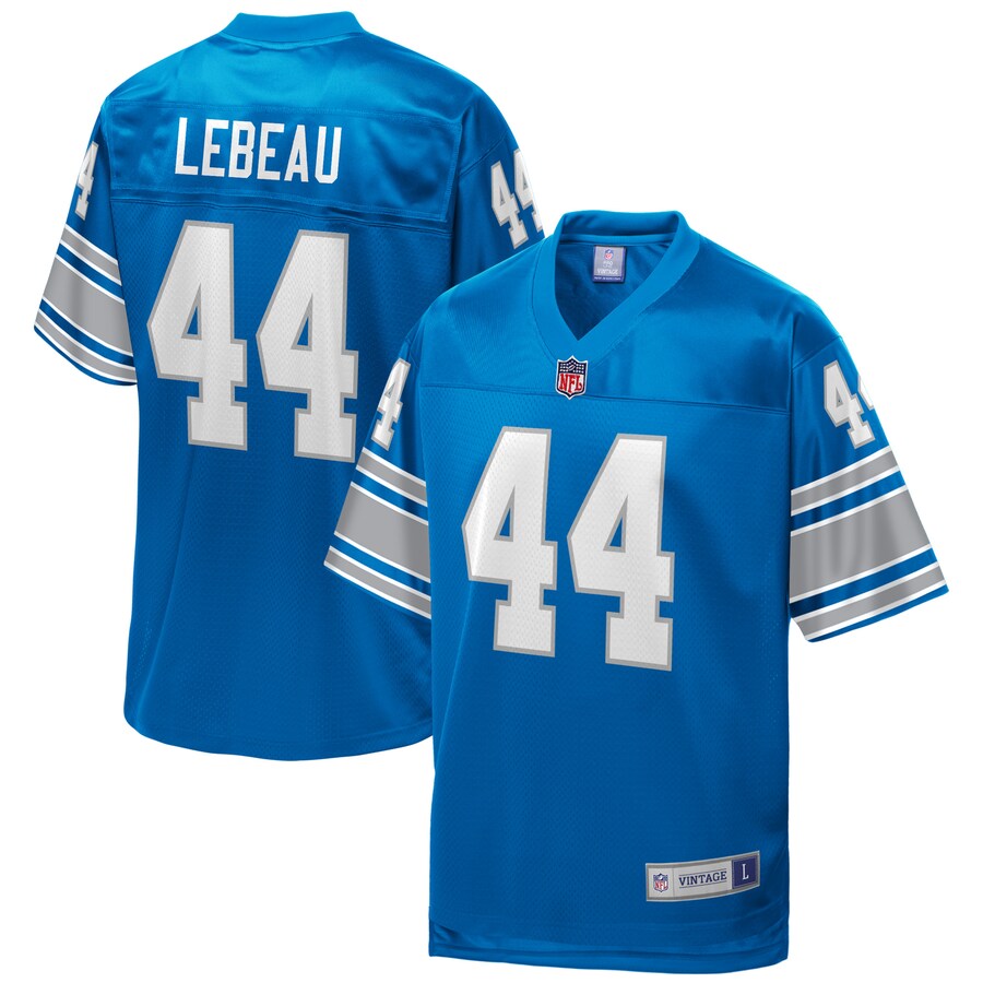 Detroit Lions Dick Lebeau Pro Line Royal Football Jersey product image