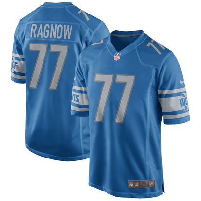 Detroit Lions Frank Ragnow Game Blue Football Jersey product image