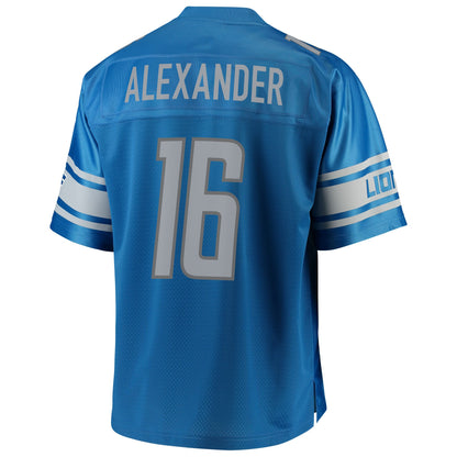 Detroit Lions Deontez Alexander Pro Line Big & Tall Blue Football Jersey product image