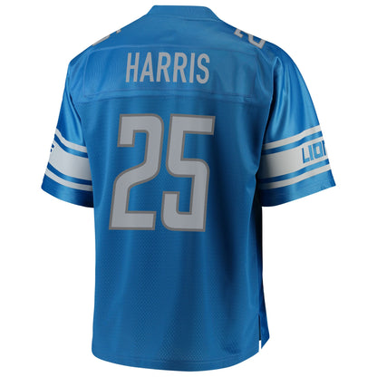 Detroit Lions Will Harris Pro Line Big & Tall Team Color Blue Football Jersey product image
