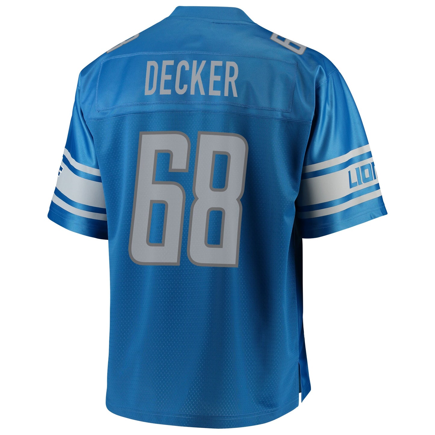 Detroit Lions Taylor Decker Pro Line Big & Tall Blue Football Jersey product image