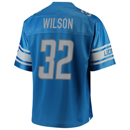 Detroit Lions Tavon Wilson Pro Line Big & Tall Blue Football Jersey product image