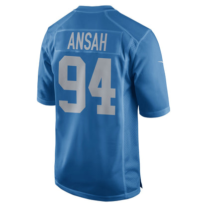Detroit Lions Ziggy Ansah Throwback Game Blue Football Jersey product image