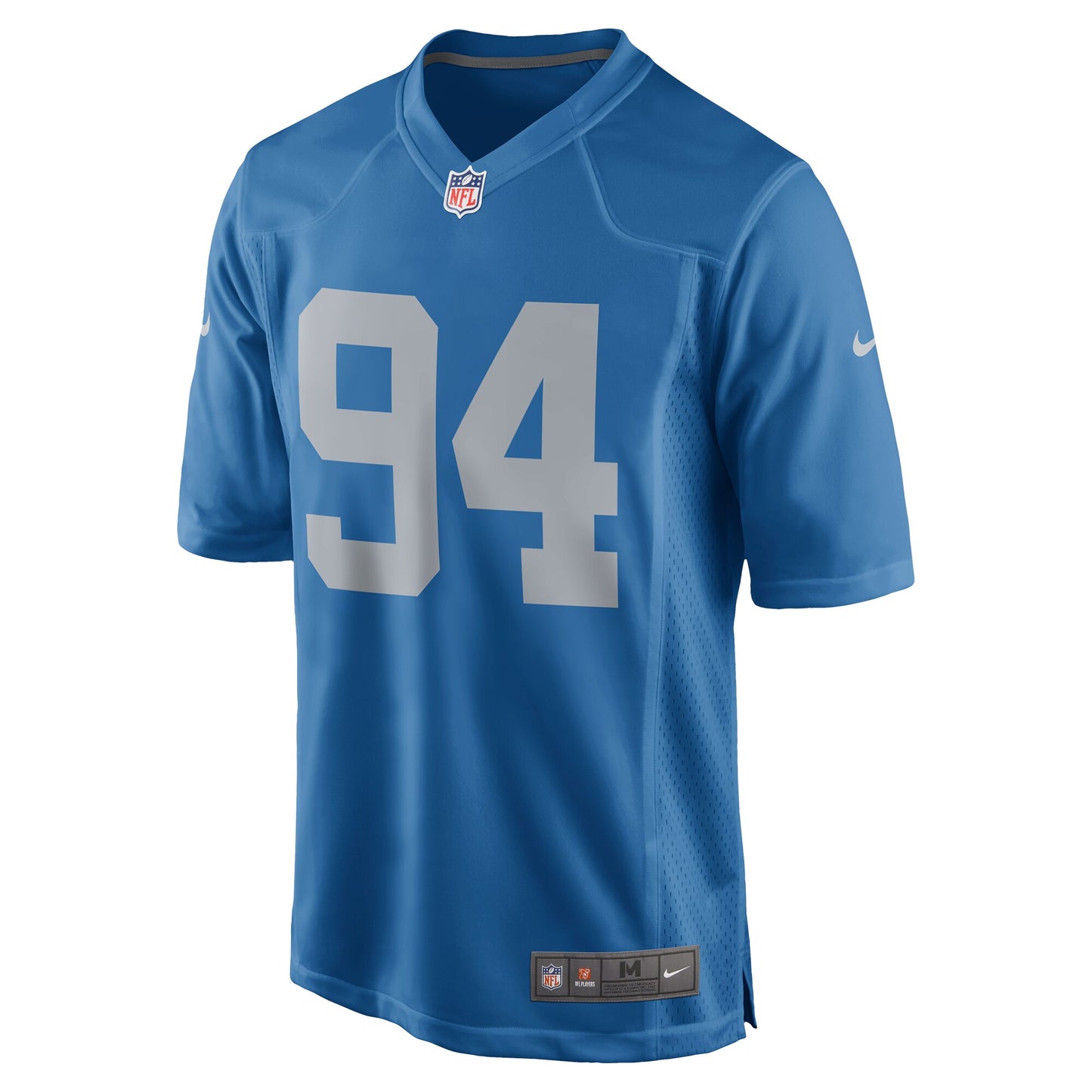 Detroit Lions Ziggy Ansah Throwback Game Blue Football Jersey product image