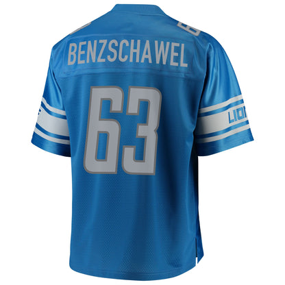 Detroit Lions Beau Benzschawel Pro Line Big & Tall Blue Football Jersey product image